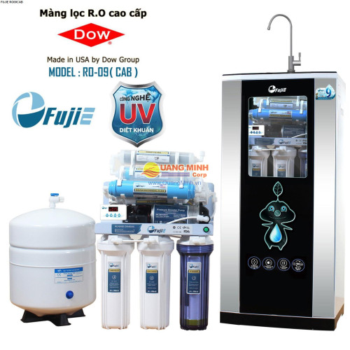 Máy lọc nước tinh khiết RO thông minh FujiE RO-09 ( 9 cấp lọc - bao gồm tủ cường lực )